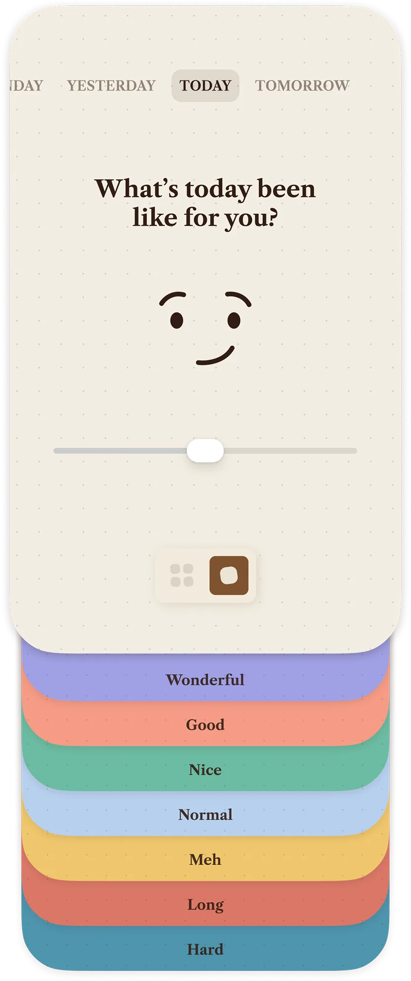 Life in Pixels - Daily mood tracking